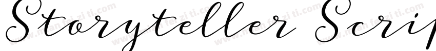 Storyteller Script Bold字体转换